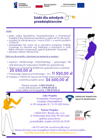 Projekt: „Łódź dla młodych przedsiębiorców”